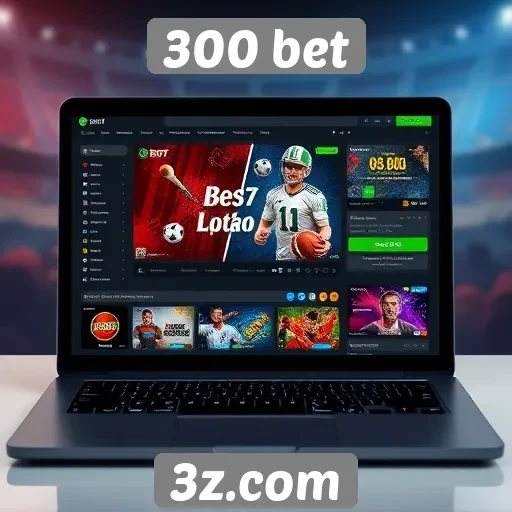 Interface do 300 bet é amigável e intuitiva