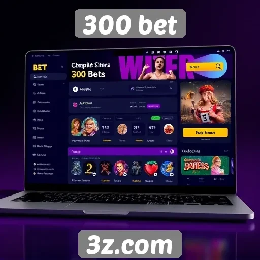 Exploração da interface do usuário no site 300 bet